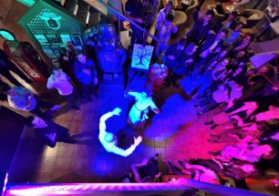 Свадебная вечеринка в вертолётном клубе