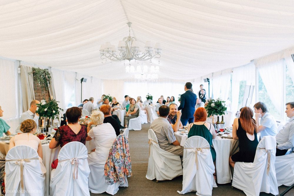 Свадебный банкет в Лесном шатре