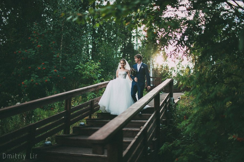 Молодожены в Лесном шатре