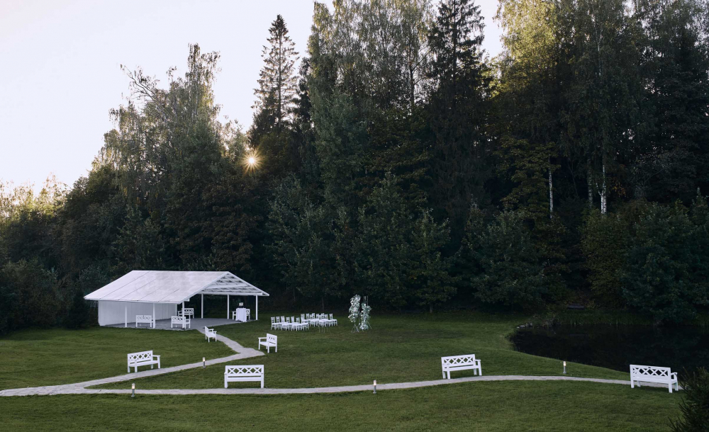 Павильон для выездных регистраций в непогоду