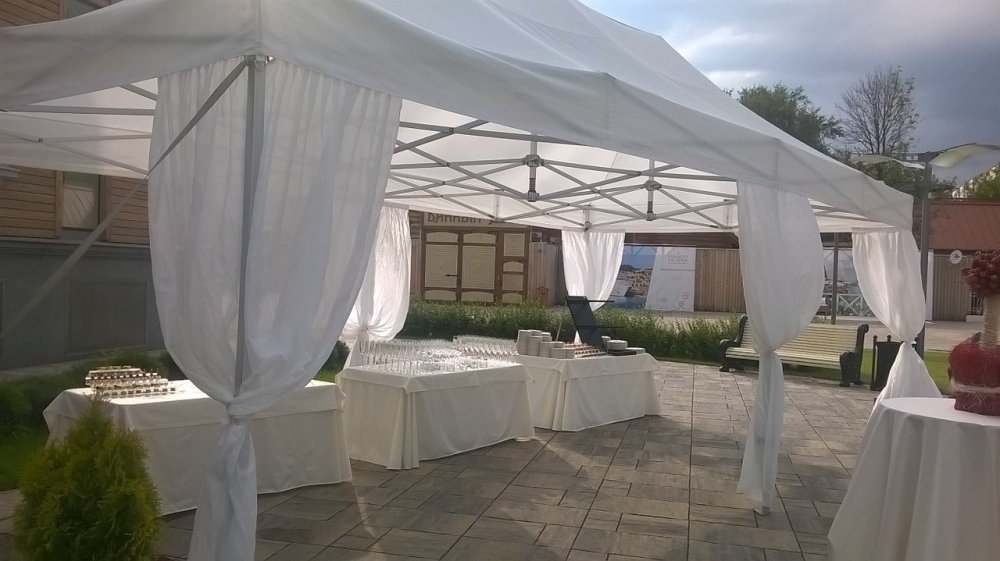 Фуршет на прилегающей территории