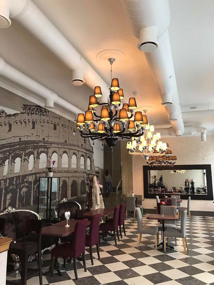 Дизайн французского кафе по низким ценам в Москве и России, от Restconcept