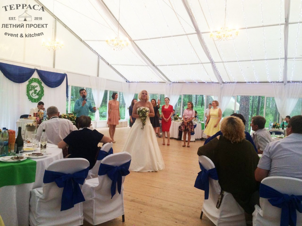 30 июля 2016 - Свадьба Никиты и Алены

Наша Летняя Терраса - это эксклюзивное место для проведения свадеб в европейском формате. Летняя банкетная терраса в парковой зоне Новосибирска.