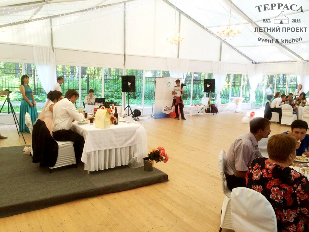 05 августа 2016 - Свадьба

Наша Летняя Терраса - это эксклюзивное место для проведения свадеб в европейском формате. Летняя банкетная терраса в парковой зоне Новосибирска.