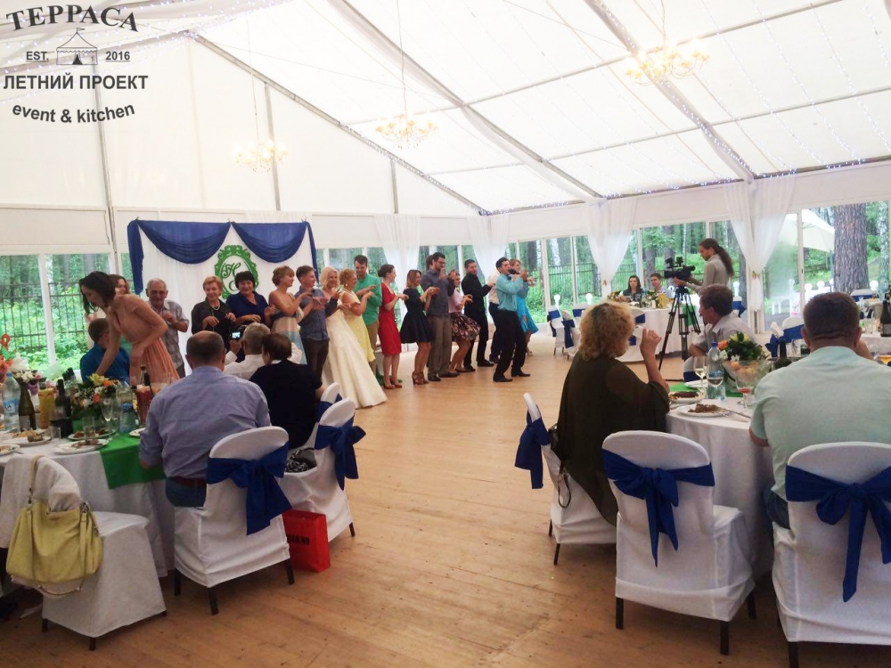 30 июля 2016 - Свадьба Никиты и Алены

Наша Летняя Терраса - это эксклюзивное место для проведения свадеб в европейском формате. Летняя банкетная терраса в парковой зоне Новосибирска.