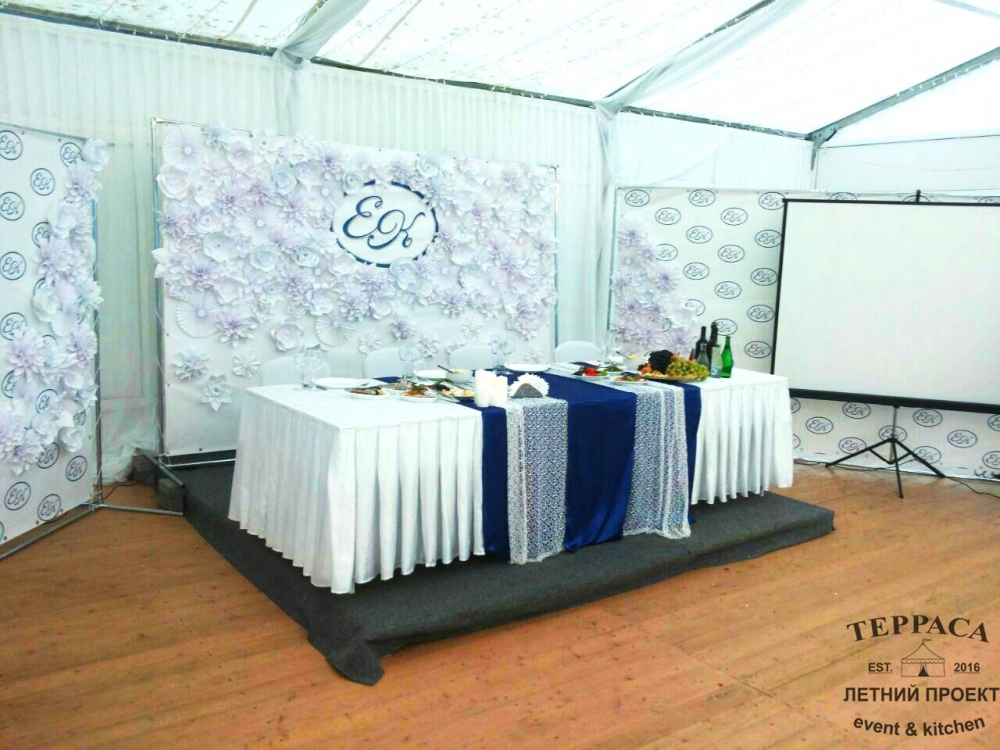 02 сентября 2016 - Свадьба

Наша Летняя Терраса - это эксклюзивное место для проведения свадеб в европейском формате. Летняя банкетная терраса в парковой зоне Новосибирска.