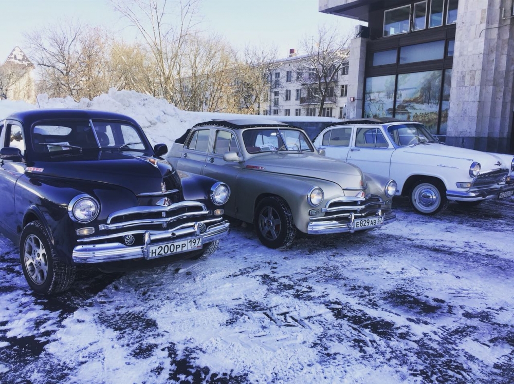 свадебный кортеж "Победа"