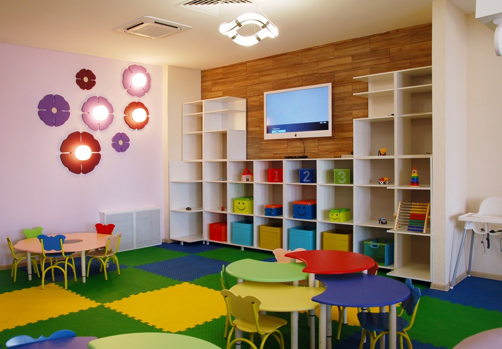 современный интерьер детского сада
