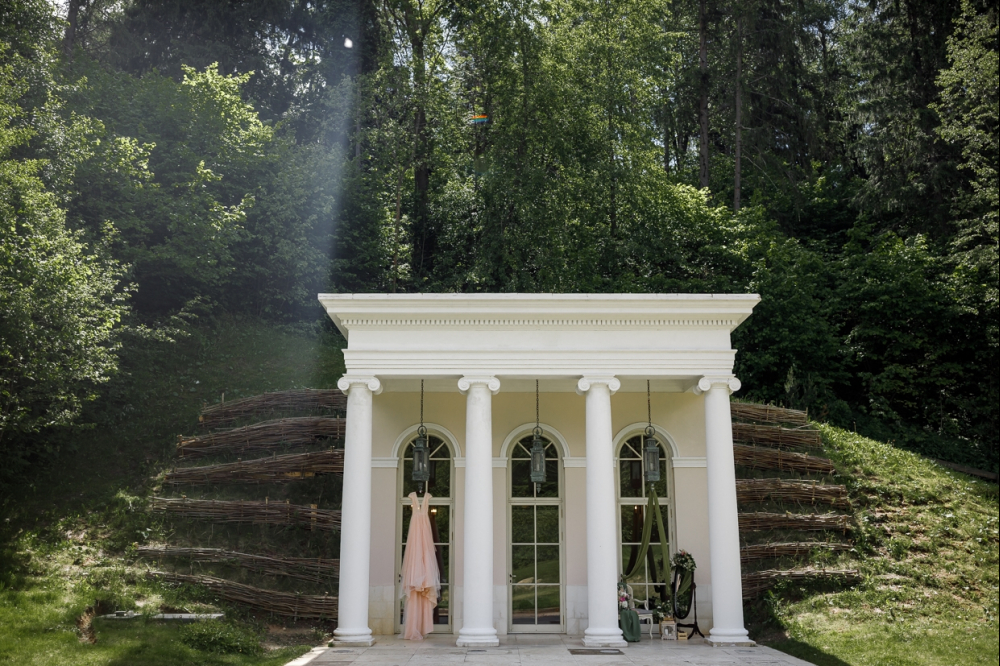 Грот Villa Richard. Сборы жениха и невесты.