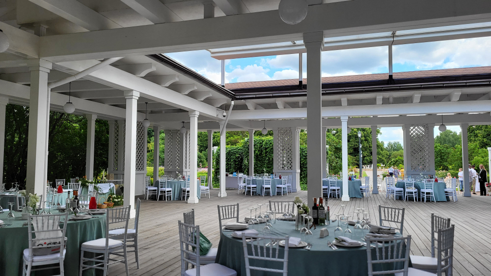 сервировка свадебного банкета