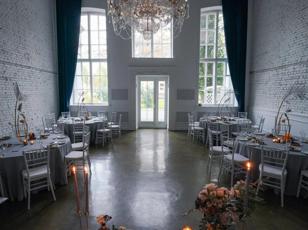 главный зал, банкетная рассадка