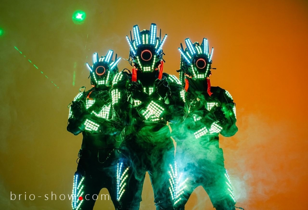 Лазерное шоу в Туле