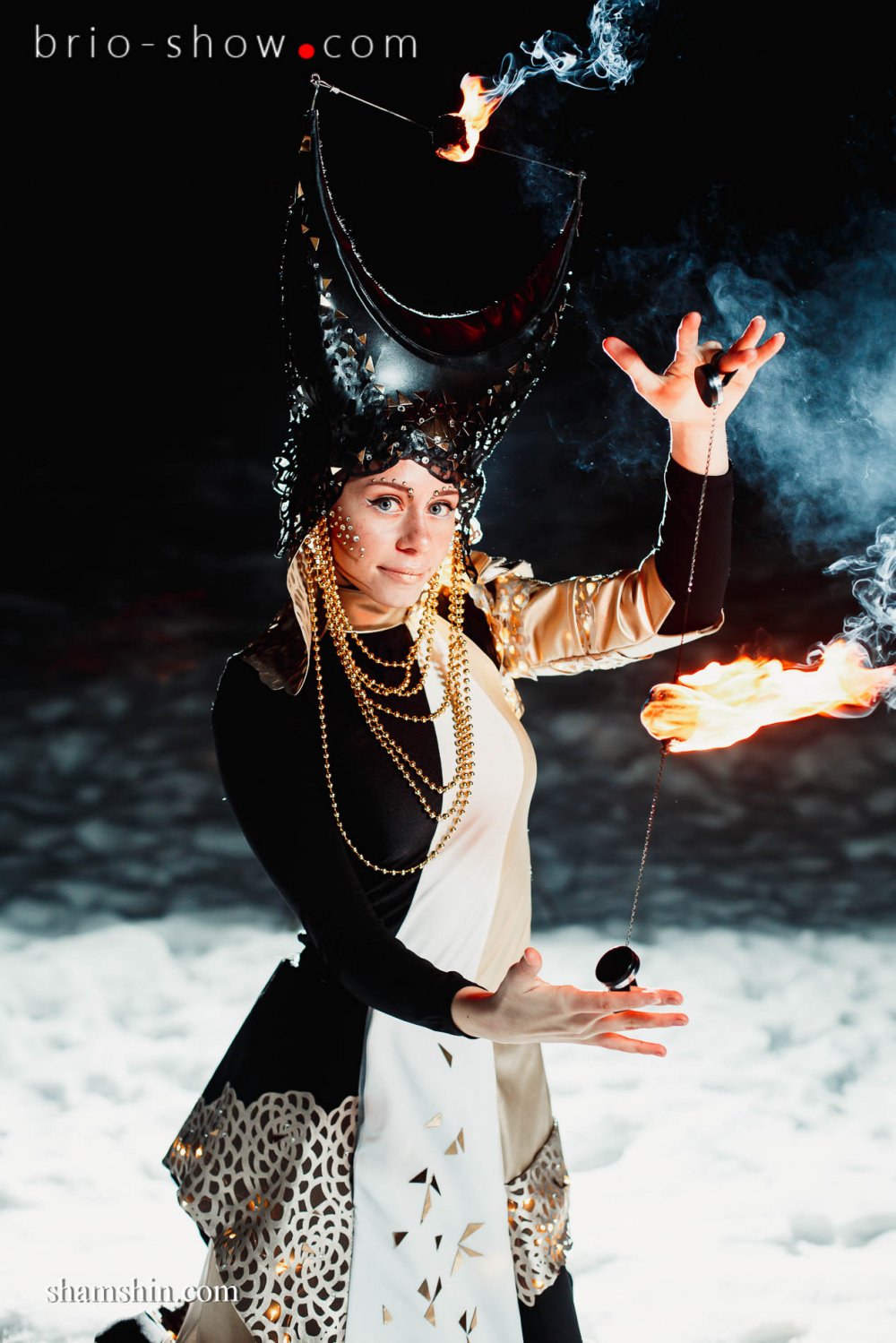 Golden Show - сказочное огненное шоу на свадьбу 