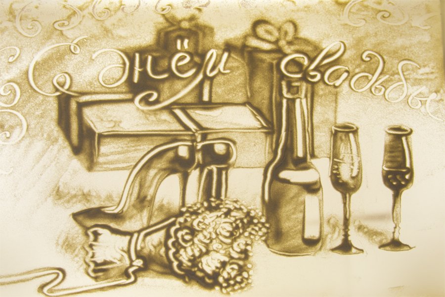 Песочное шоу, песочная анимация, Барнаул