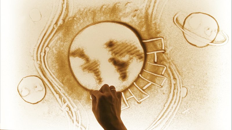 Песочное шоу, песочная анимация, Барнаул