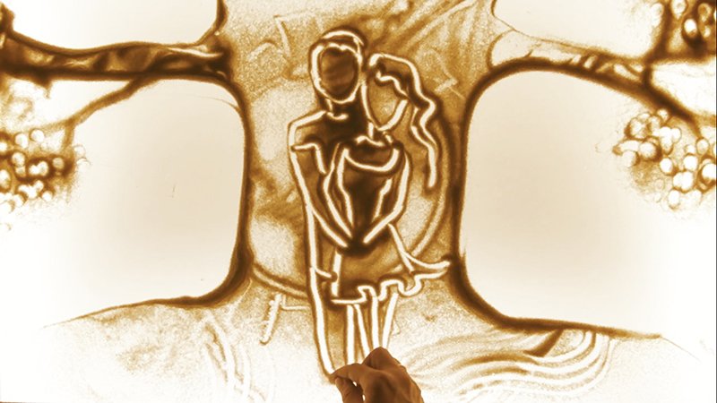 Песочное шоу, песочная анимация, Барнаул