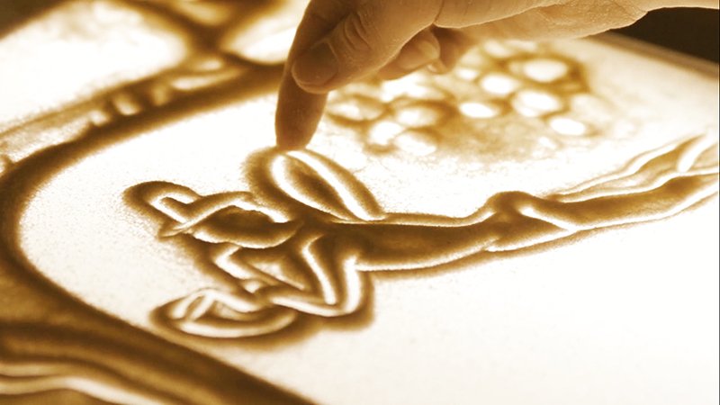 Песочное шоу, песочная анимация, Барнаул