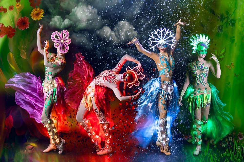 Световое шоу ВРЕМЕНА ГОДА