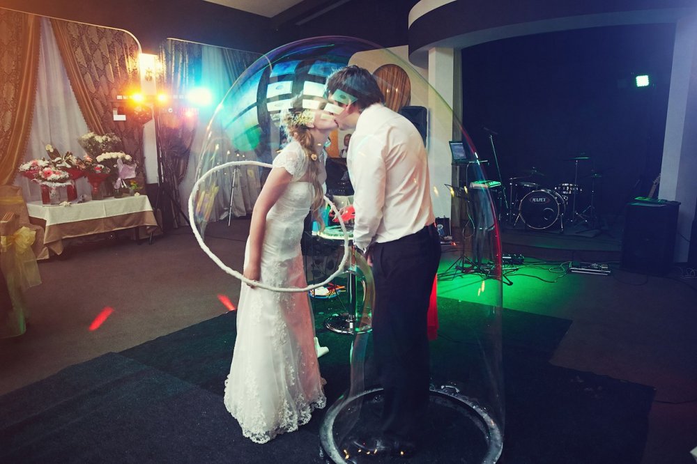 "Beauty Bubble Show" на свадьбе