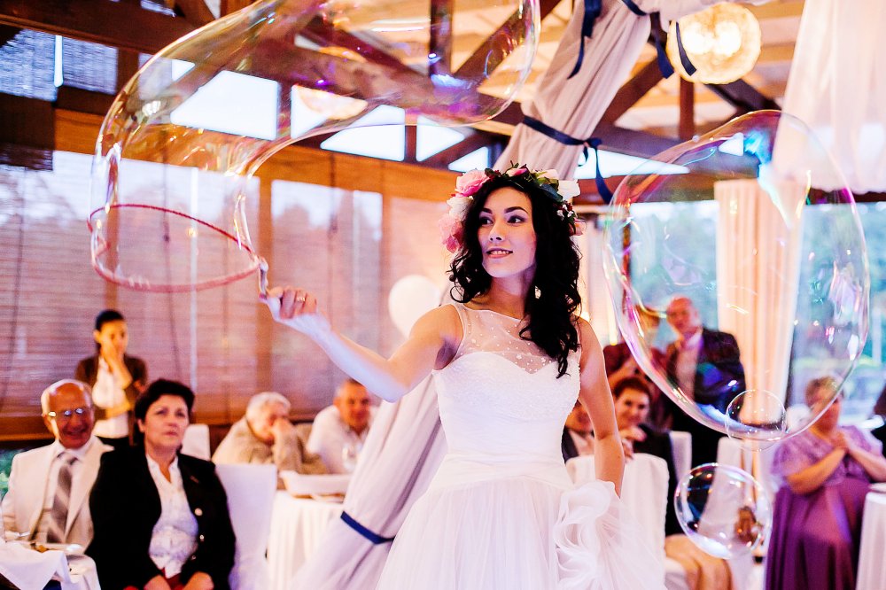 "Beauty Bubble Show" на свадьбе