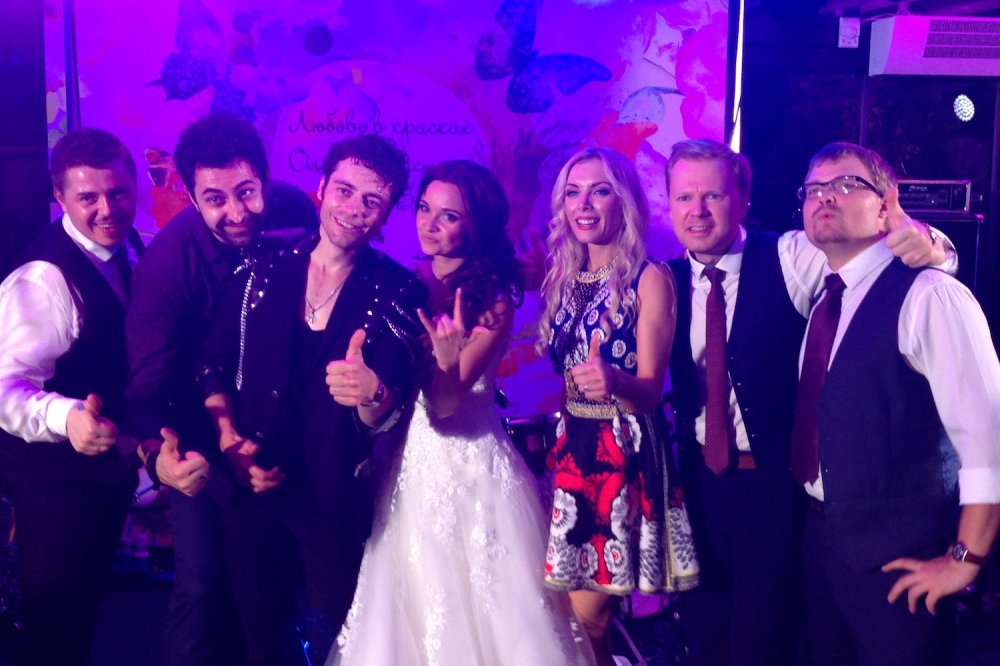 Кавер-группа Русский Бит Москва. Выступление на свадьбе в ресторане Shelk.