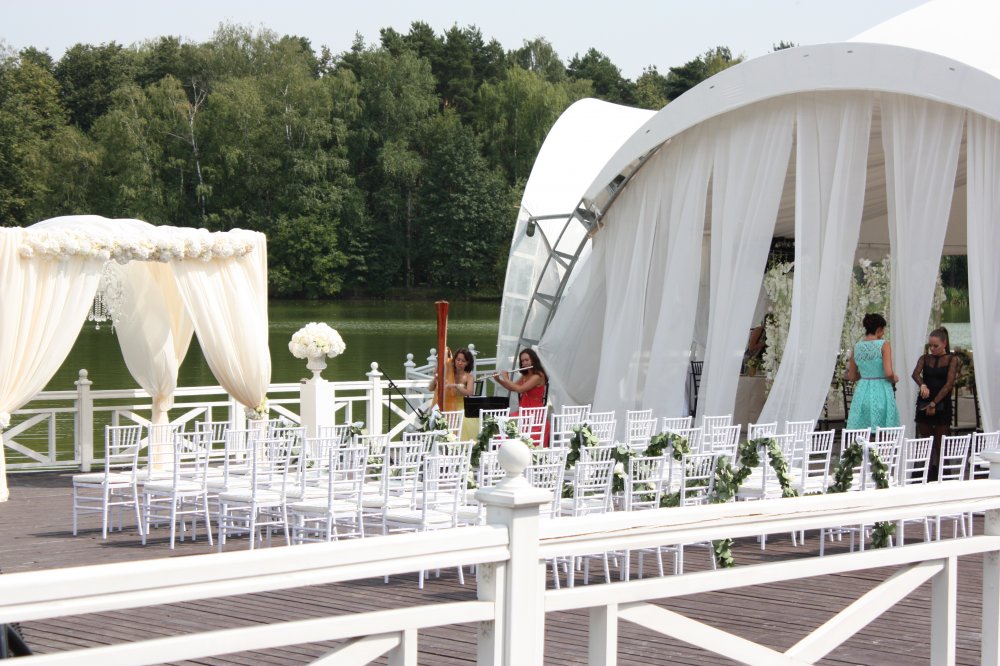 Дуэт Лилиум. Арфа и Флейта. Выездная регистрация в пос. Довилль