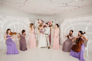 Квартет на выездной регистрации брака