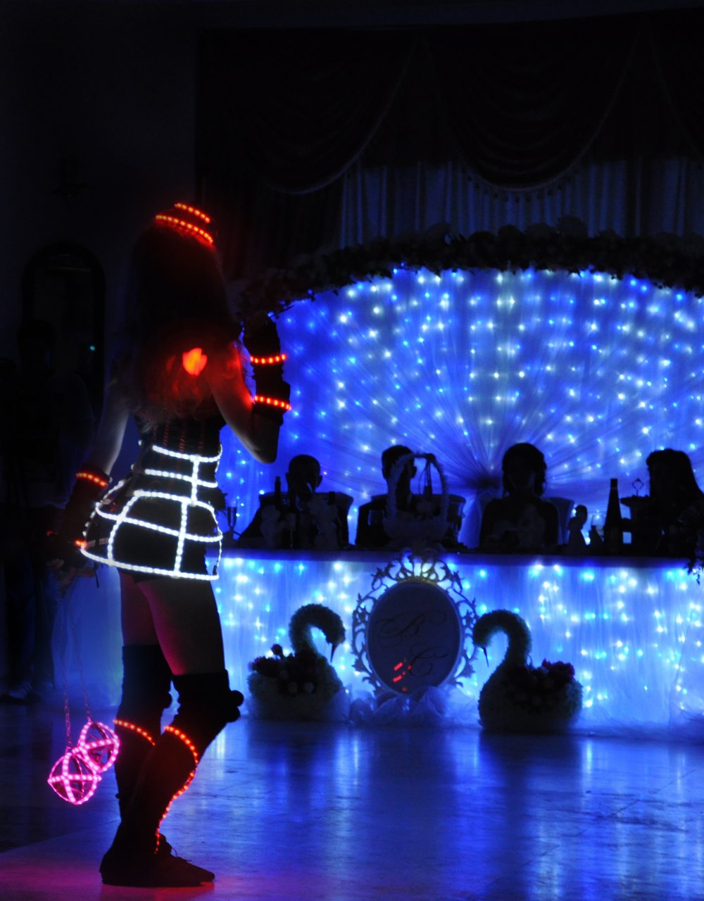 Тематическое световое шоу в стиле Jazz