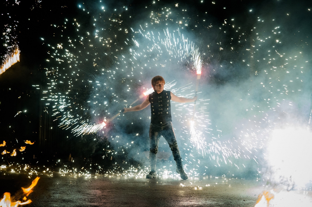 Пиротехническое шоу в Ростове на свадьбу