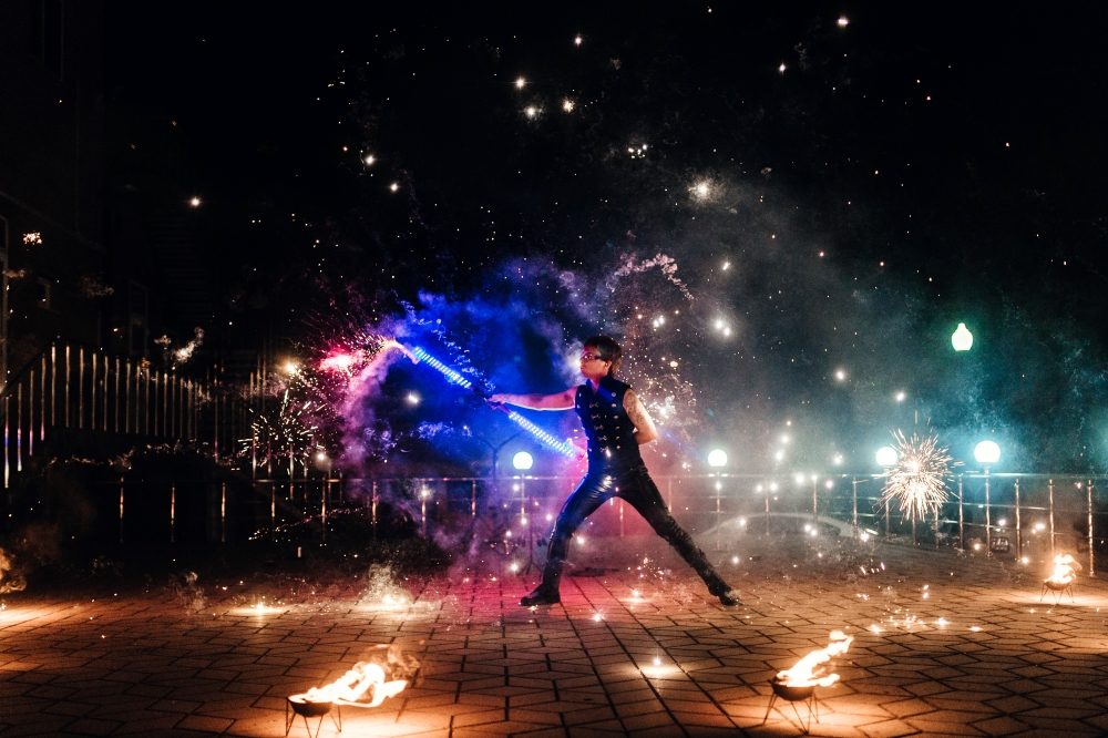 Файер шоу Blaze в Ростове