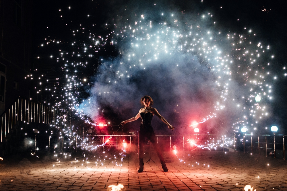 Фаер шоу Blaze в Ростове