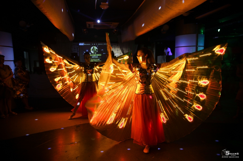 Световое шоу на новый год в Казани