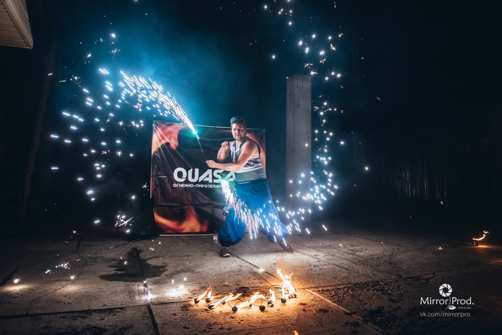 Огненное шоу "Арабская ночь" 

