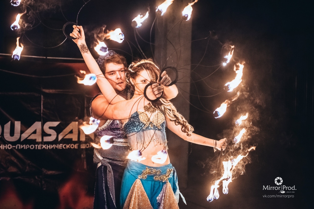 Огненное шоу "Арабская ночь" 

