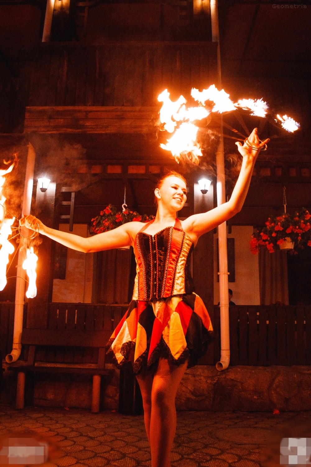 Огненное шоу "Музыка Балкан"