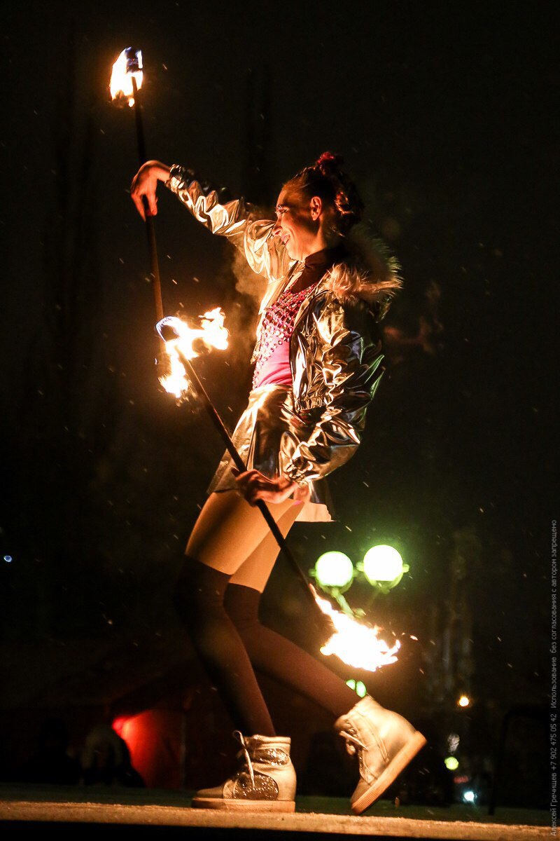 Огненно-пиротехническое шоу