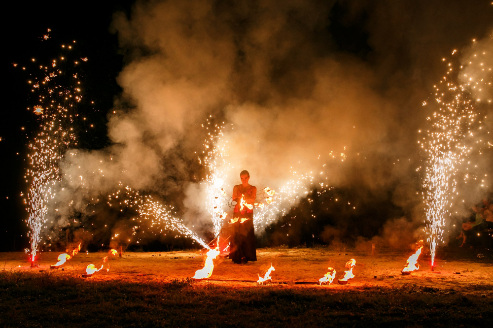 Огненно-пиротехническое шоу