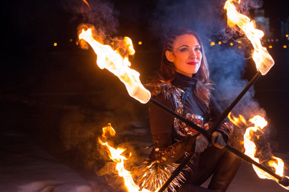 Огненно-пиротехническое шоу