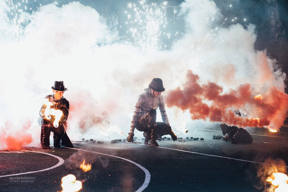 Огненно-пиротехническое шоу