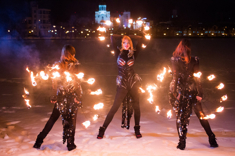 Огненно-пиротехническое шоу
