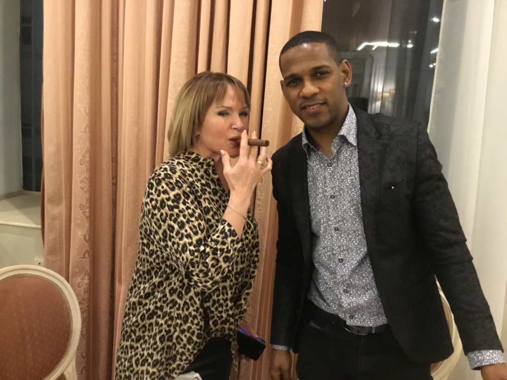 Сигарное шоу в отеле Бородино