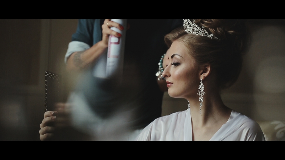 Кадры из свадебных фильмов...