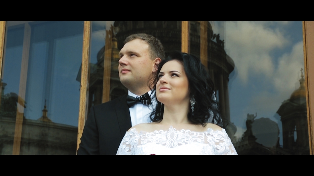 Кадры из свадебных фильмов...