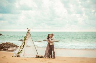 Фотосессия на пляже в стиле бохо