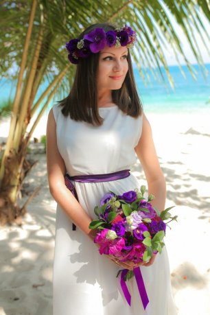 Яркий образ невесты