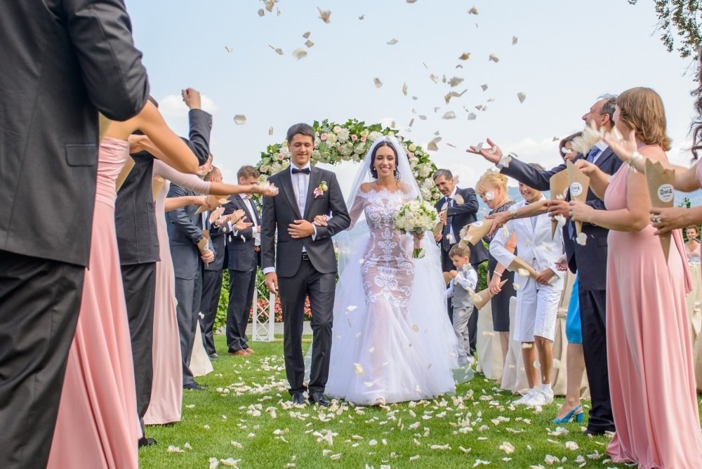 Летняя свадьба на озере Маджиоре, Италия