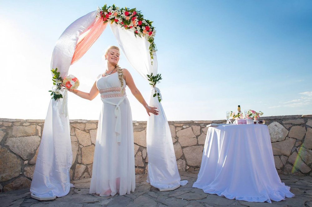 Декорация места церемонии. Свадьба в Черногориии Adriatis Wedding