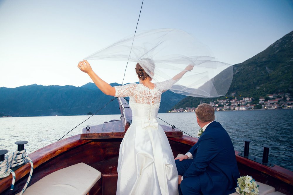 Свадьба в Черногории Adriatis Wedding. Яхта.
