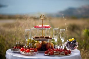 Мини-фуршет. Свадьба в Черногории