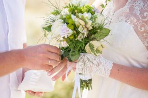 Свадьба в Черногории. Нежный букет невесты